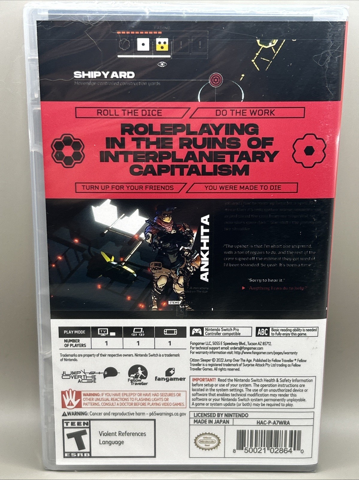 Citizen Sleeper 💫 Nintendo Switch | Fangamer – New Sealed – FREE SHIPPING