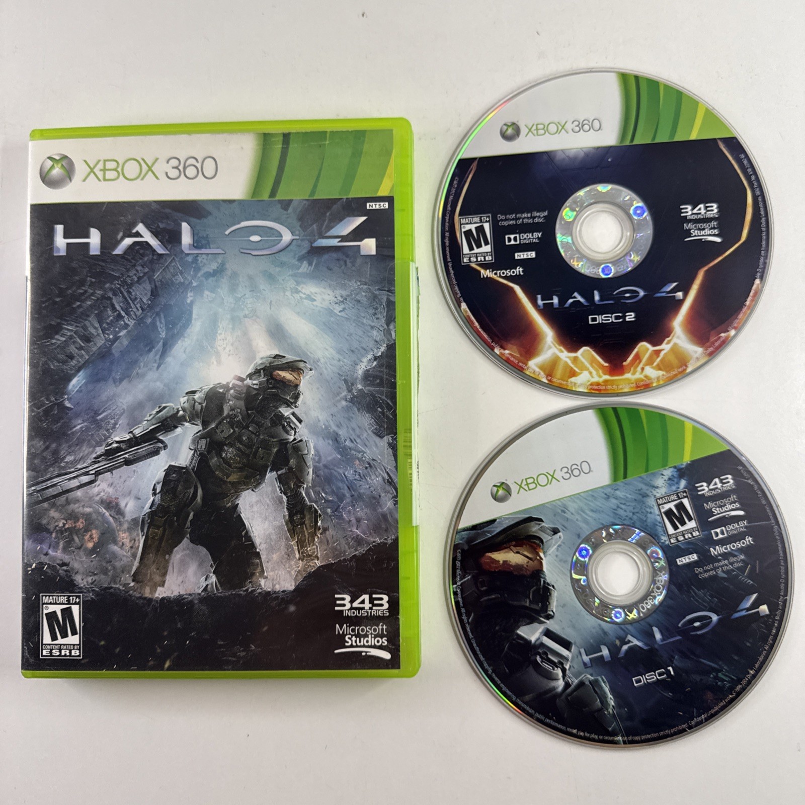 Halo 4 Microsoft Xbox 360 2012 Microsoft Studios 343 Industries CIB Tested