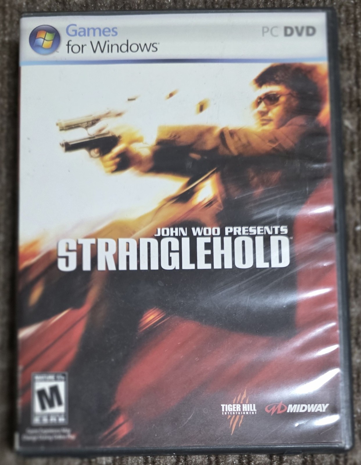 STRANGLEHOLD John Woo Presents Strangle Hold PC Game DVD Games For Windows