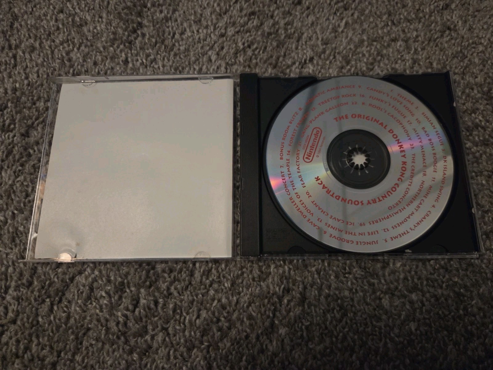 DK Jamz Nintendo CD Rareware Donkey Kong Country Soundtrack 90’s