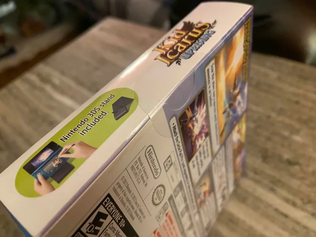 Kid Icarus Uprising 3DS (Stand Included) Big Box Sealed in Mint Condition