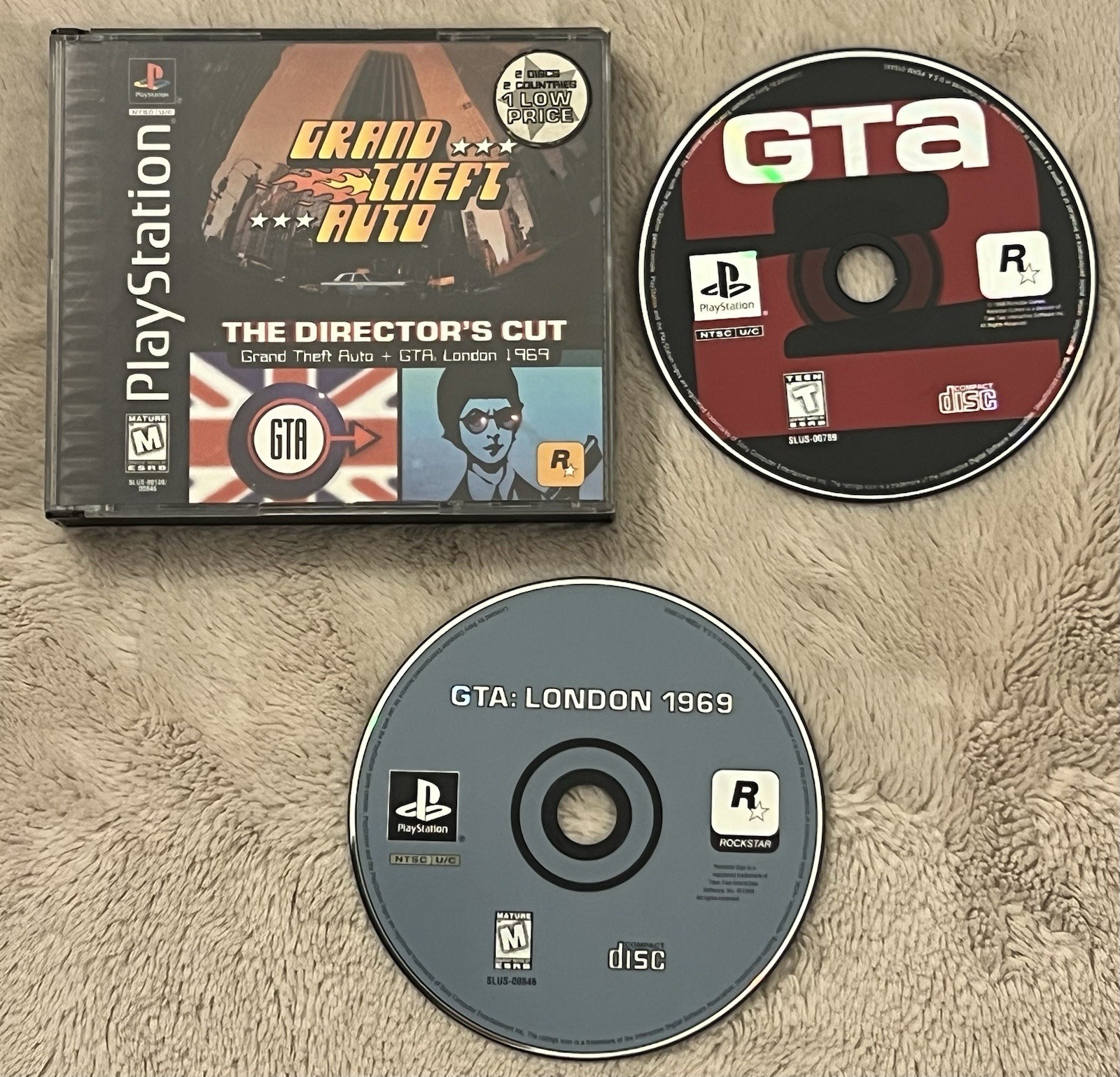 Grand Theft Auto: Director’s Cut (Sony PlayStation 1, 1999) No Manual Tested