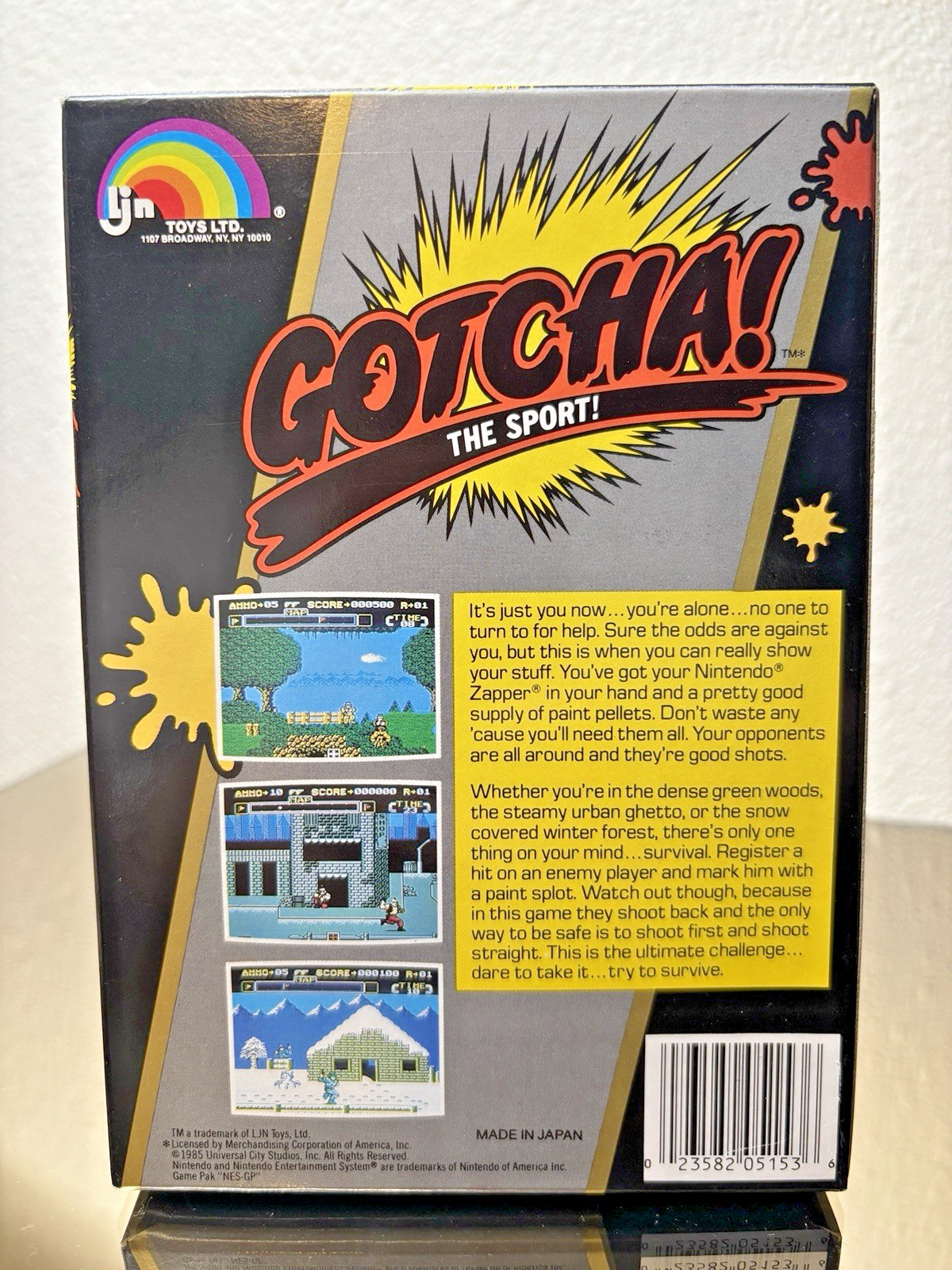 Gotcha (Nintendo NES, 1987) CIB