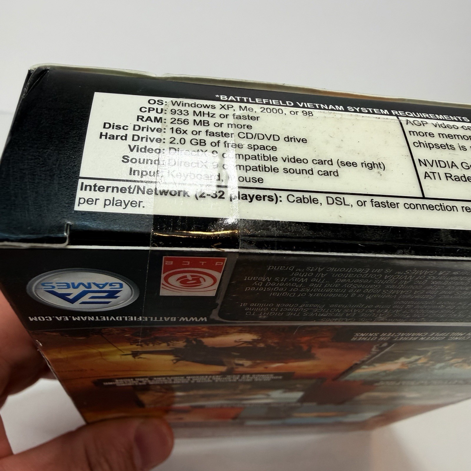Battlefield Vietnam PC CD-ROM EA Games Complete Big Box New Sealed Rare