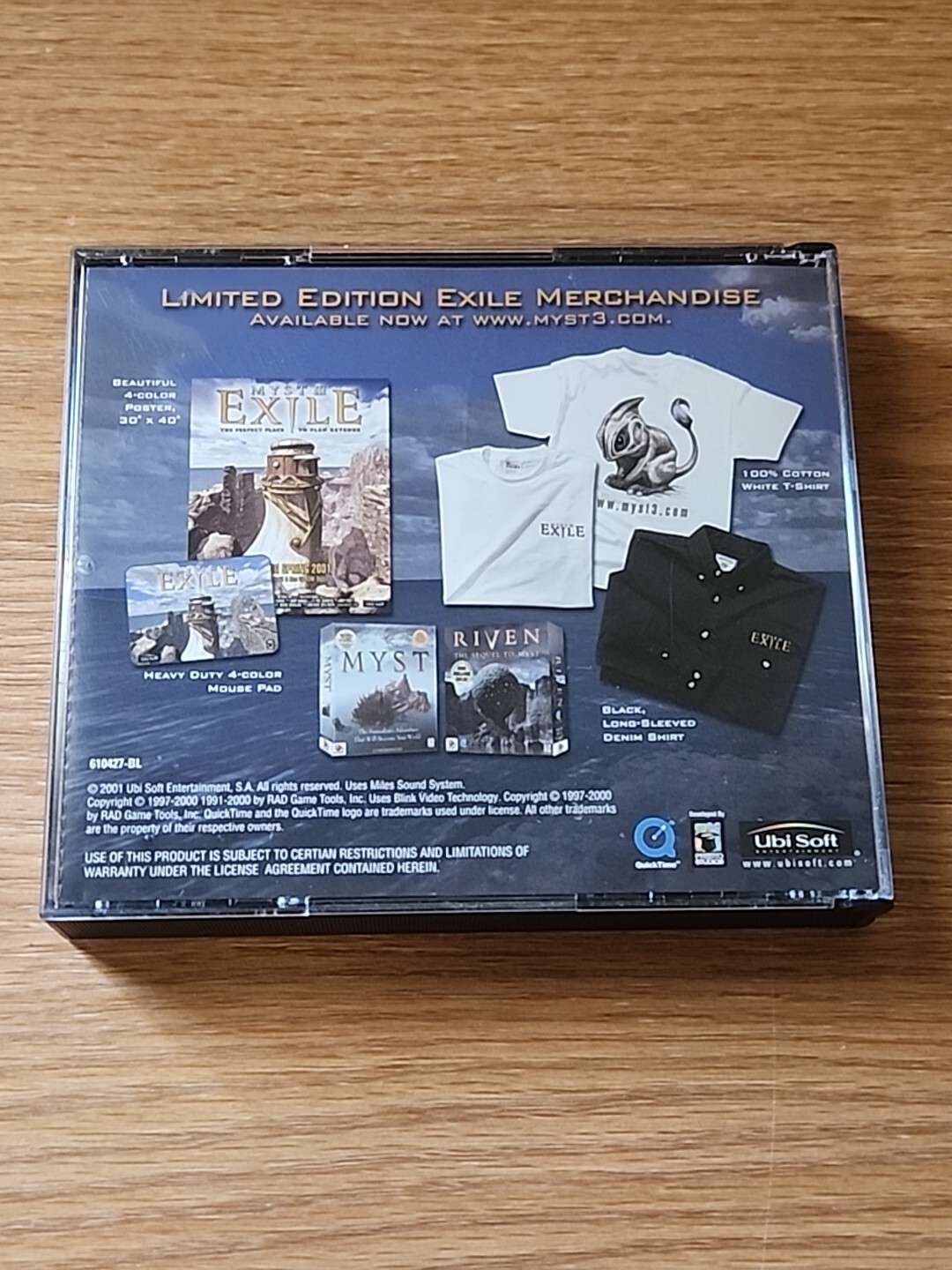 Myst III: Exile (Windows/Mac PC CD-ROM, 2001) – CIB – Very Good – FREE SHIPPING