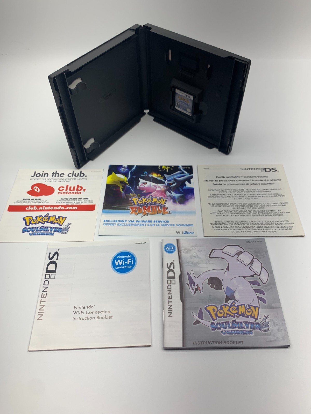 Pokemon SoulSilver NOT FOR RESALE • CIB COMPLETE • EXCELLENT Condition!