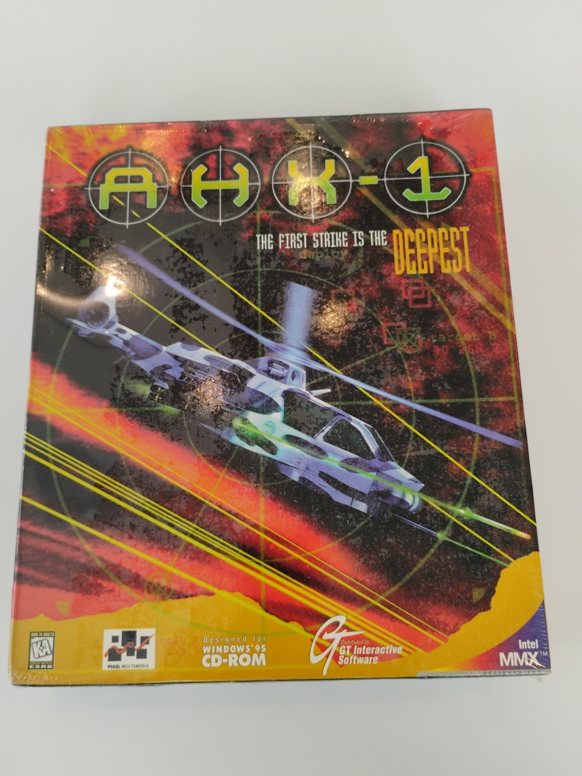 Vtg NOS AHX-1 (PC CD-ROM) The First Strike Is The Deepest Windows 95 NEW SEALED