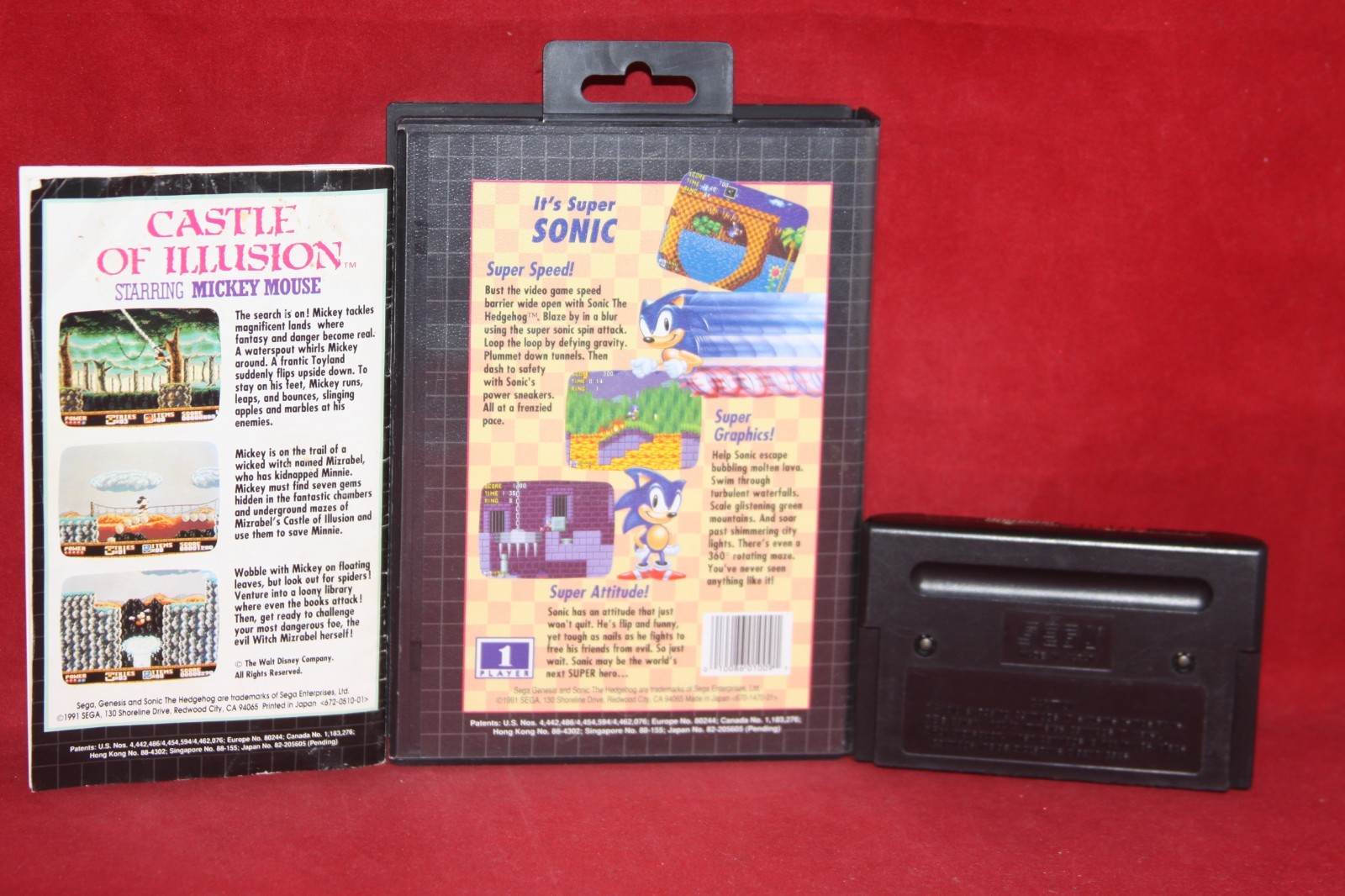 Sonic the Hedgehog, Not for Resale (Sega Genesis, 1991) Authentic, CIB Complete