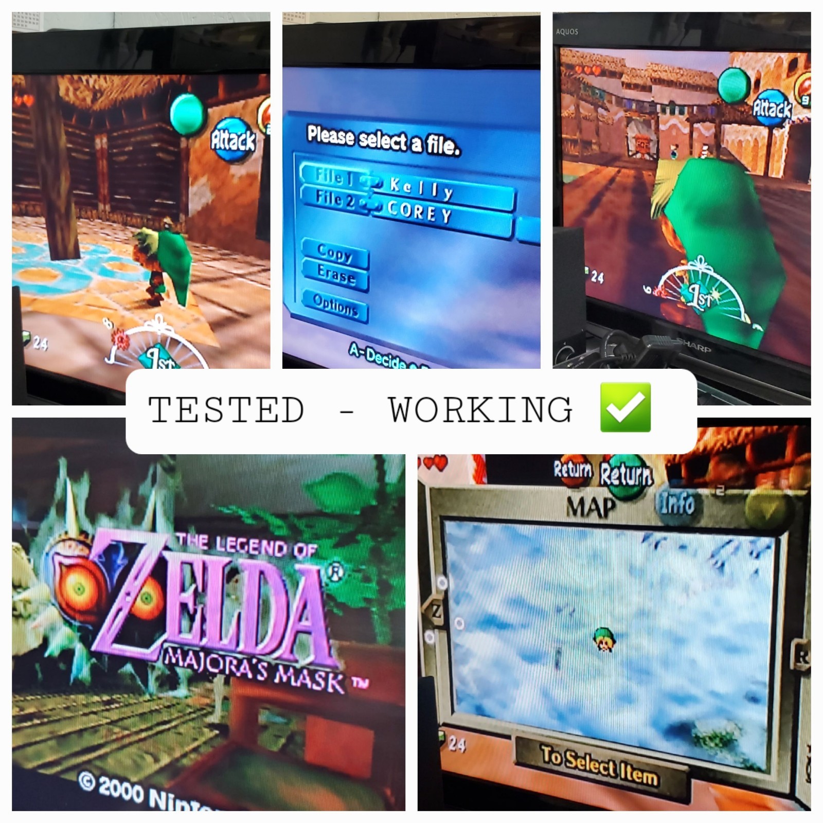 The Legend of Zelda Majora’s Mask Nintendo 64 ⭐️AUTHENTIC Cartridge – TESTED✅️