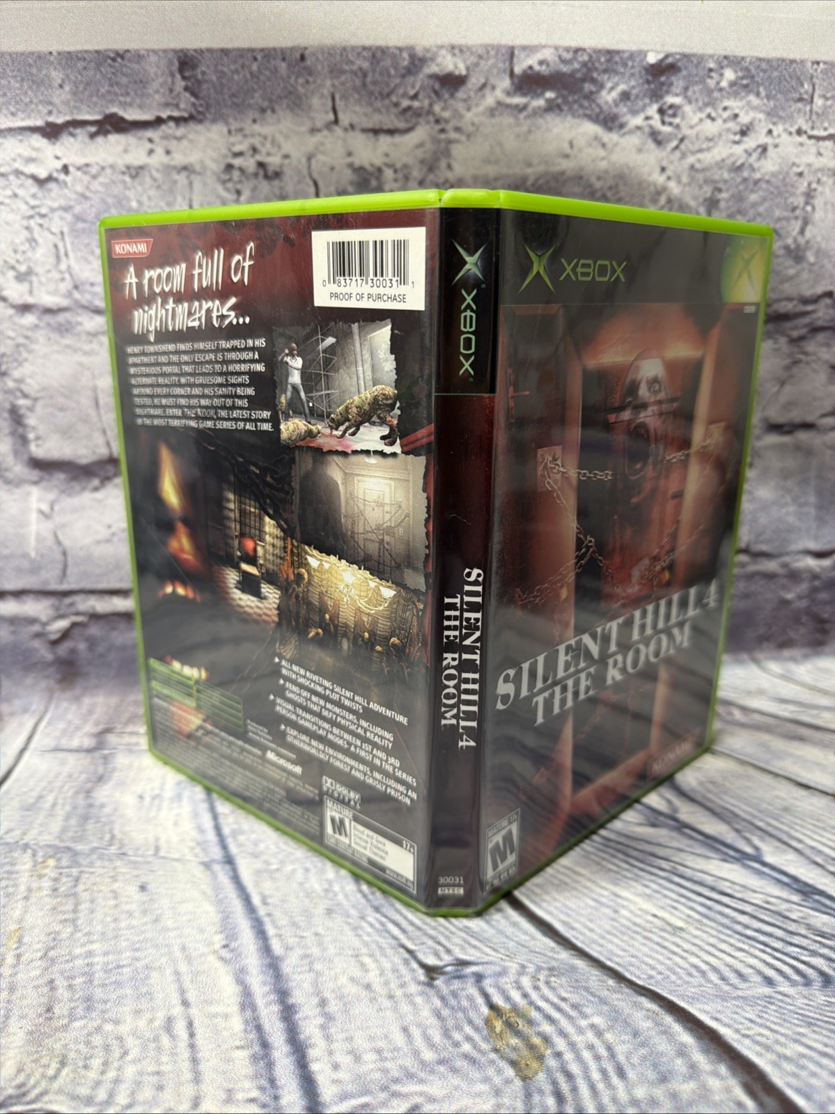 Silent Hill 4: The Room Microsoft Xbox Complete In Box CIB VGC