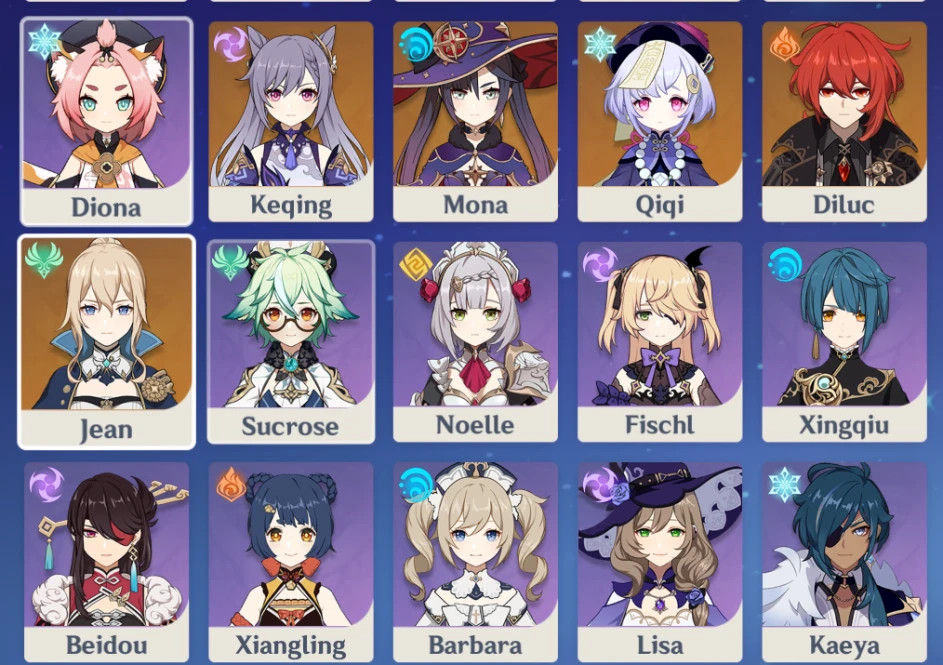 Genshin Impact Account – America Server – AR55 C6-Skirk R1 weapon full team