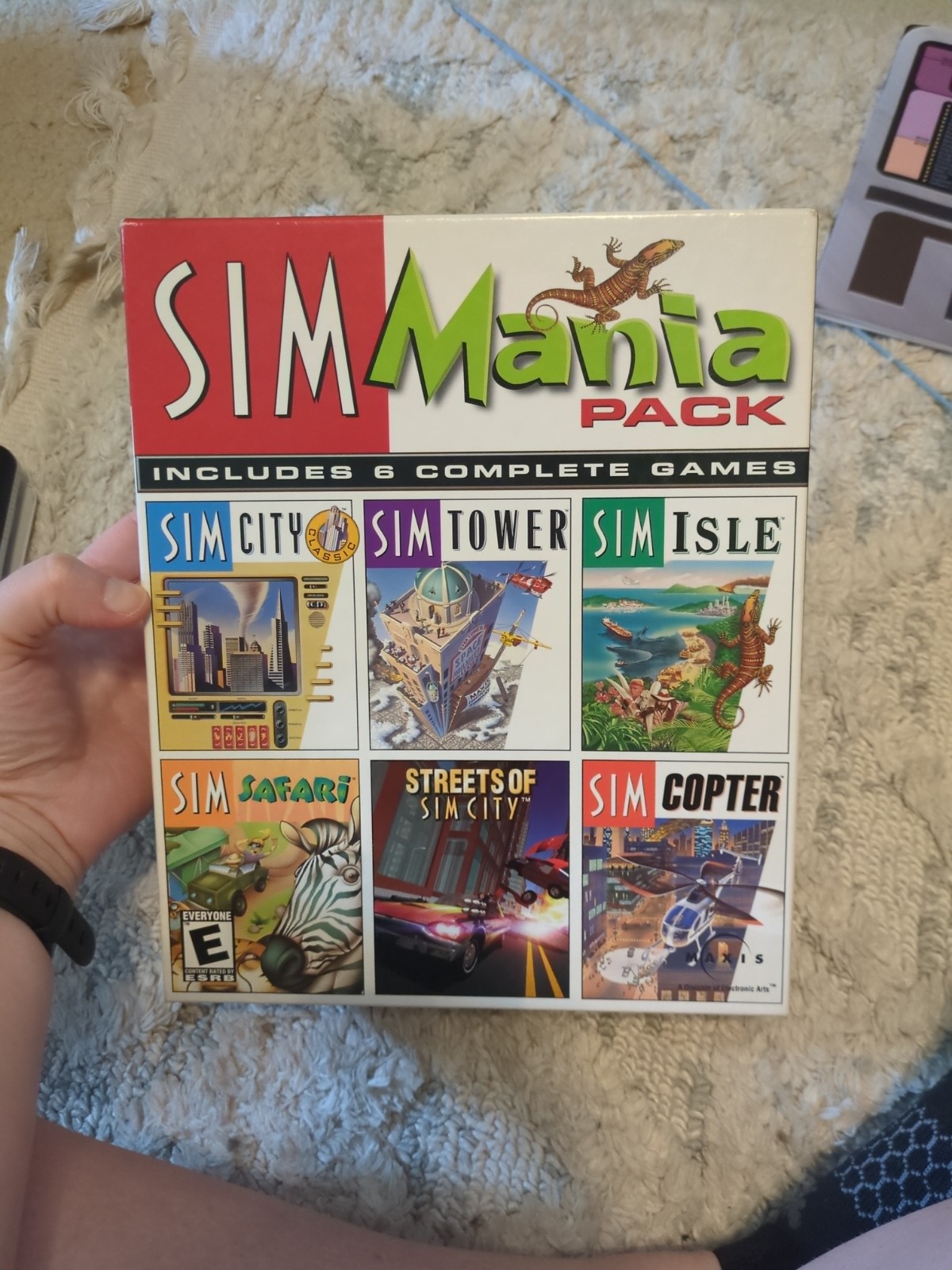 Sim Mania Pack Big Box PC 2000 3 Of 6 Sim Games Box Set. Sim City, Tower & Isle.