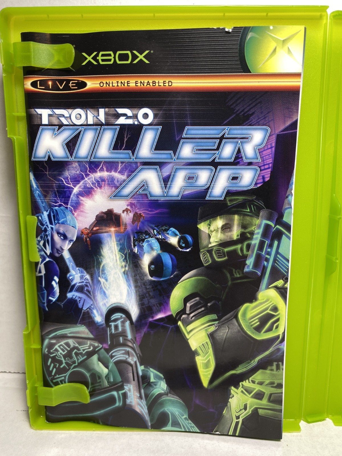 Tron 2.0 Killer App Xbox CIB Complete w/ Manual & Reg Card Tested Free Shipping