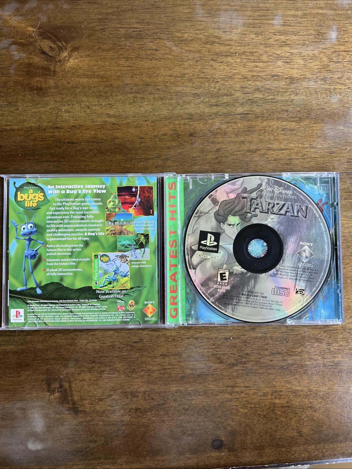 Disney’s Tarzan (Sony PlayStation 1, PS1) Complete- CIB- Tested – Greatest Hits
