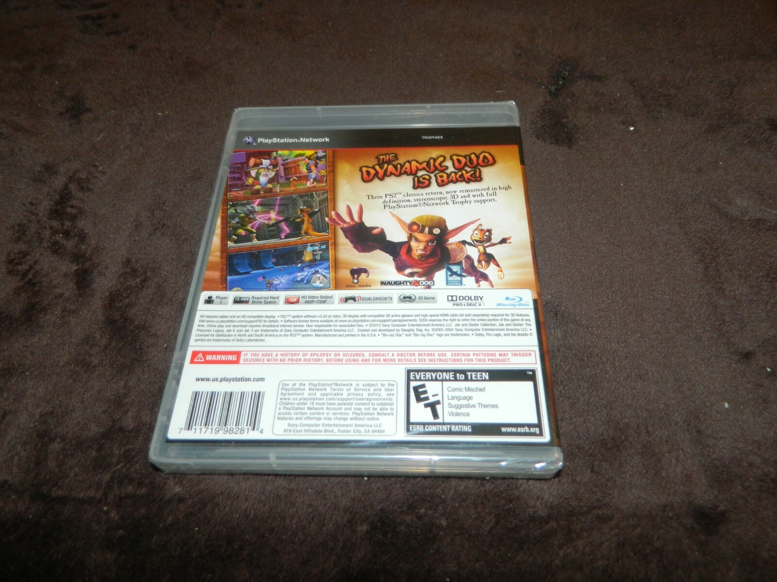 Jak and Daxter Collection (Sony PlayStation 3, 2012) PS3 NEW FACTORY SEALED