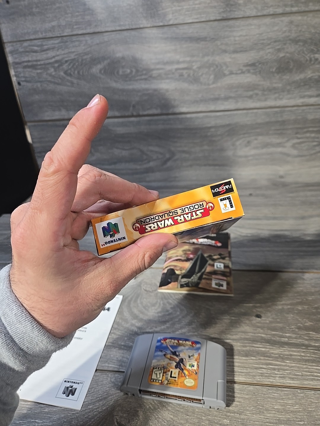 Star Wars: Rogue Squadron (64, 1998) CIB 🌟 [GREAT BOX] – Complete In Box
