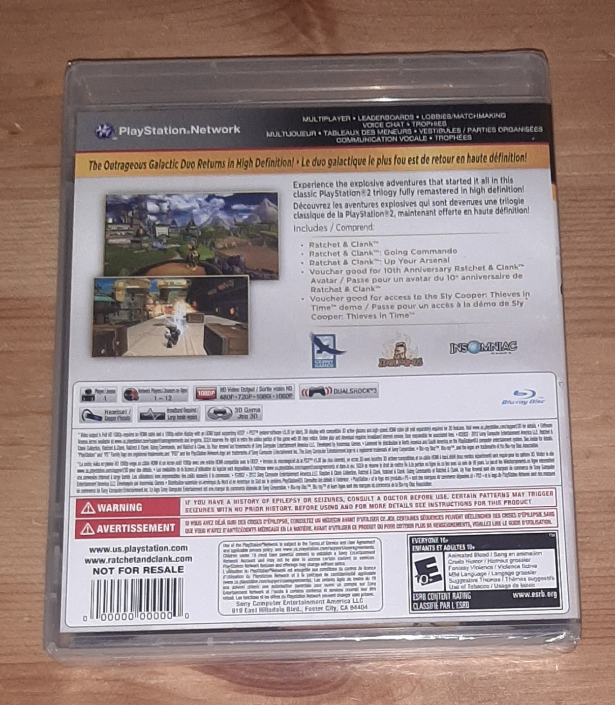 Ratchet & Clank Collection (PlayStation 3 / PS3) Brand New & Factory Sealed