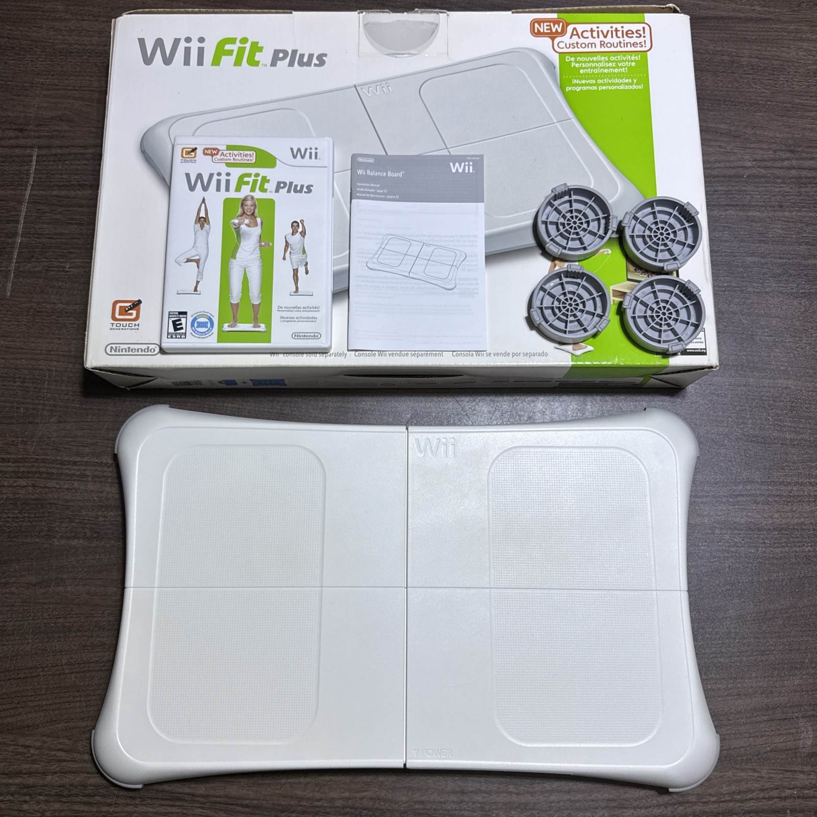 Wii Fit Plus Bundle – Nintendo Wii Balance Board w/ Game Tested