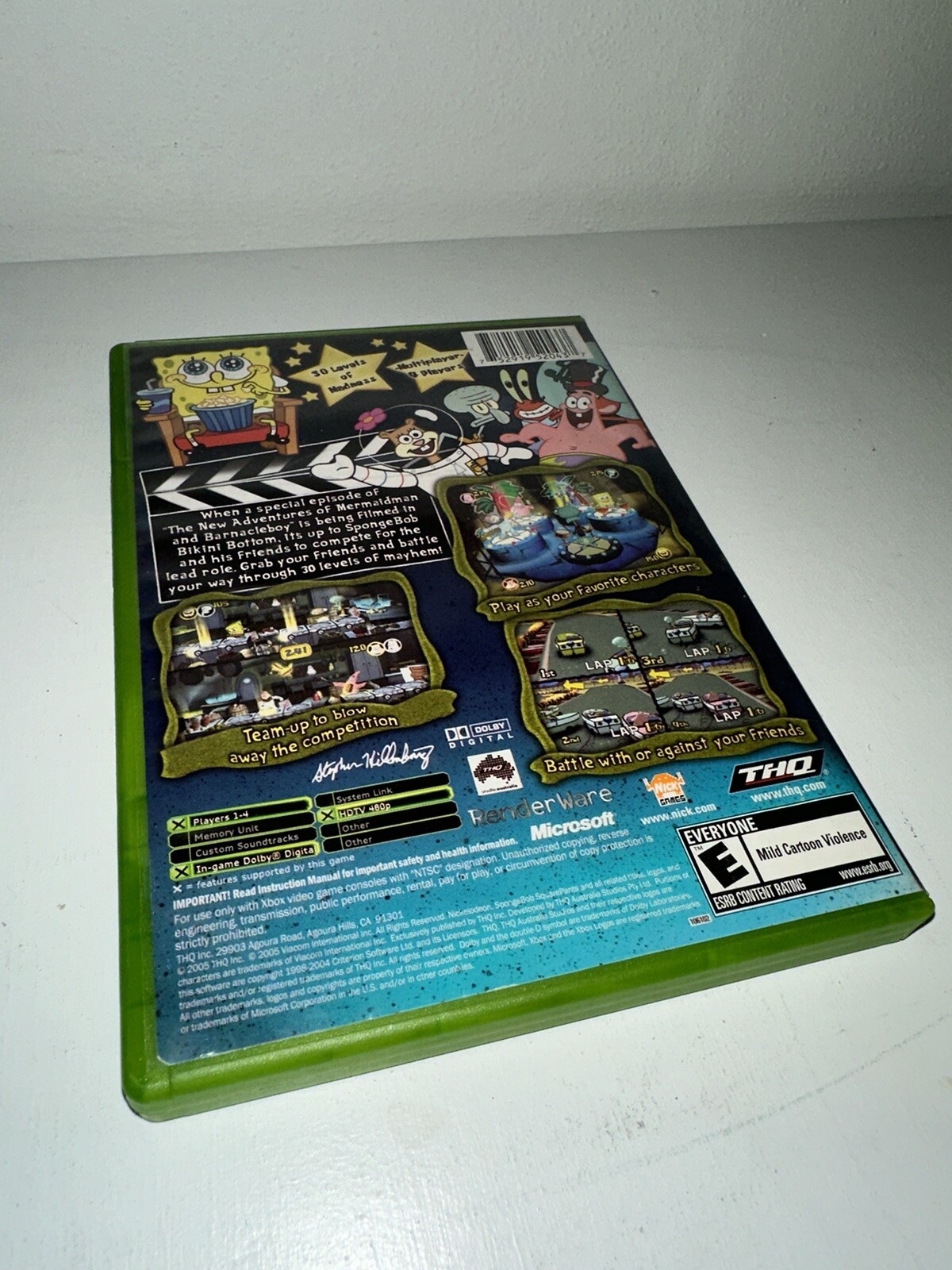 SpongeBob SquarePants: Lights, Camera, Pants (Microsoft Xbox, 2005)
