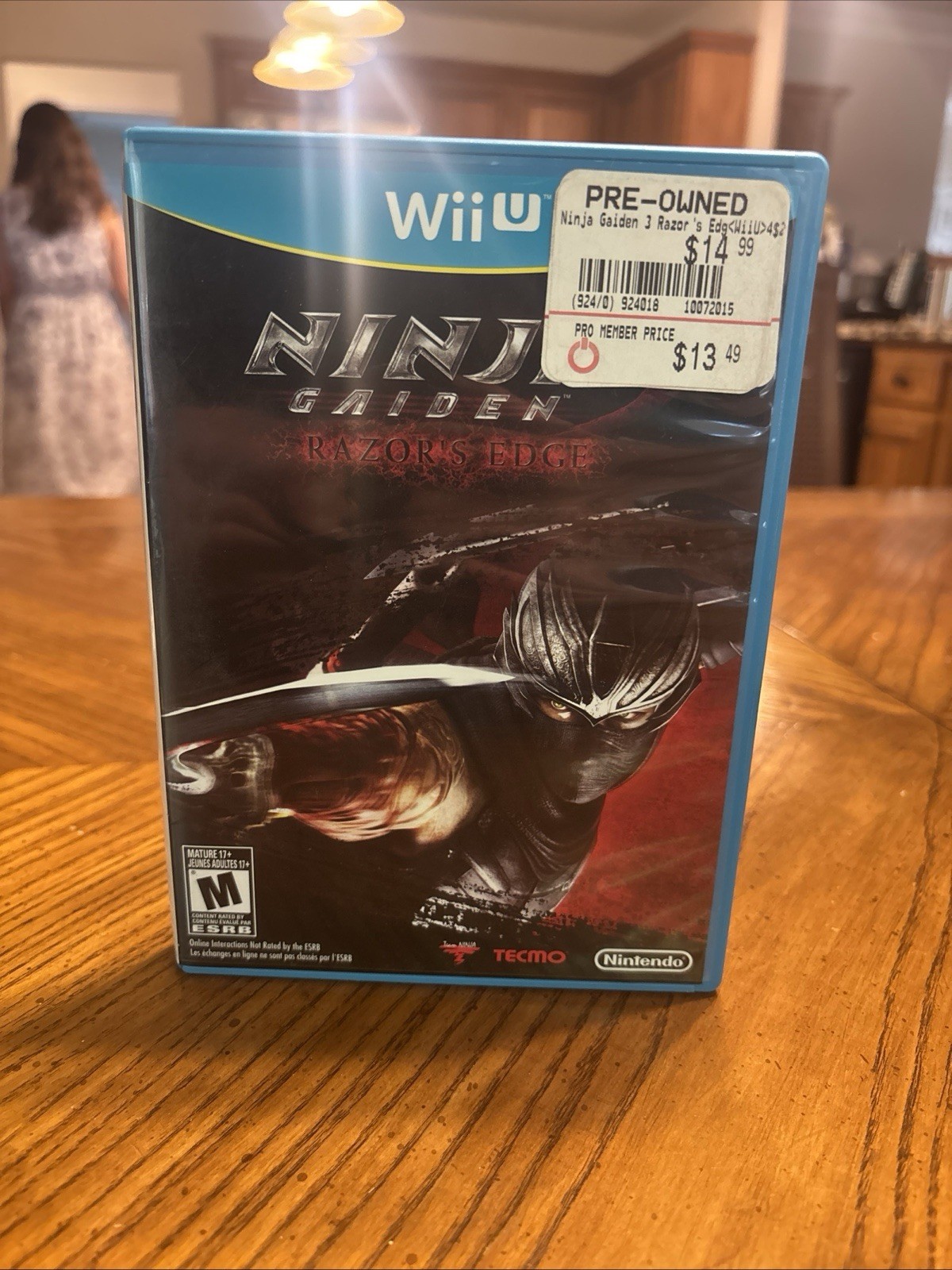 Ninja Gaiden 3: Razor’s Edge (Nintendo Wii U, 2012) Complete