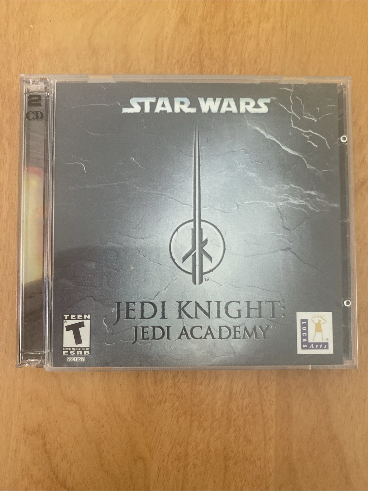 Star Wars Jedi Knight Jedi Academy PC CD – Case Has Broken Tab As Seen In 4thPic