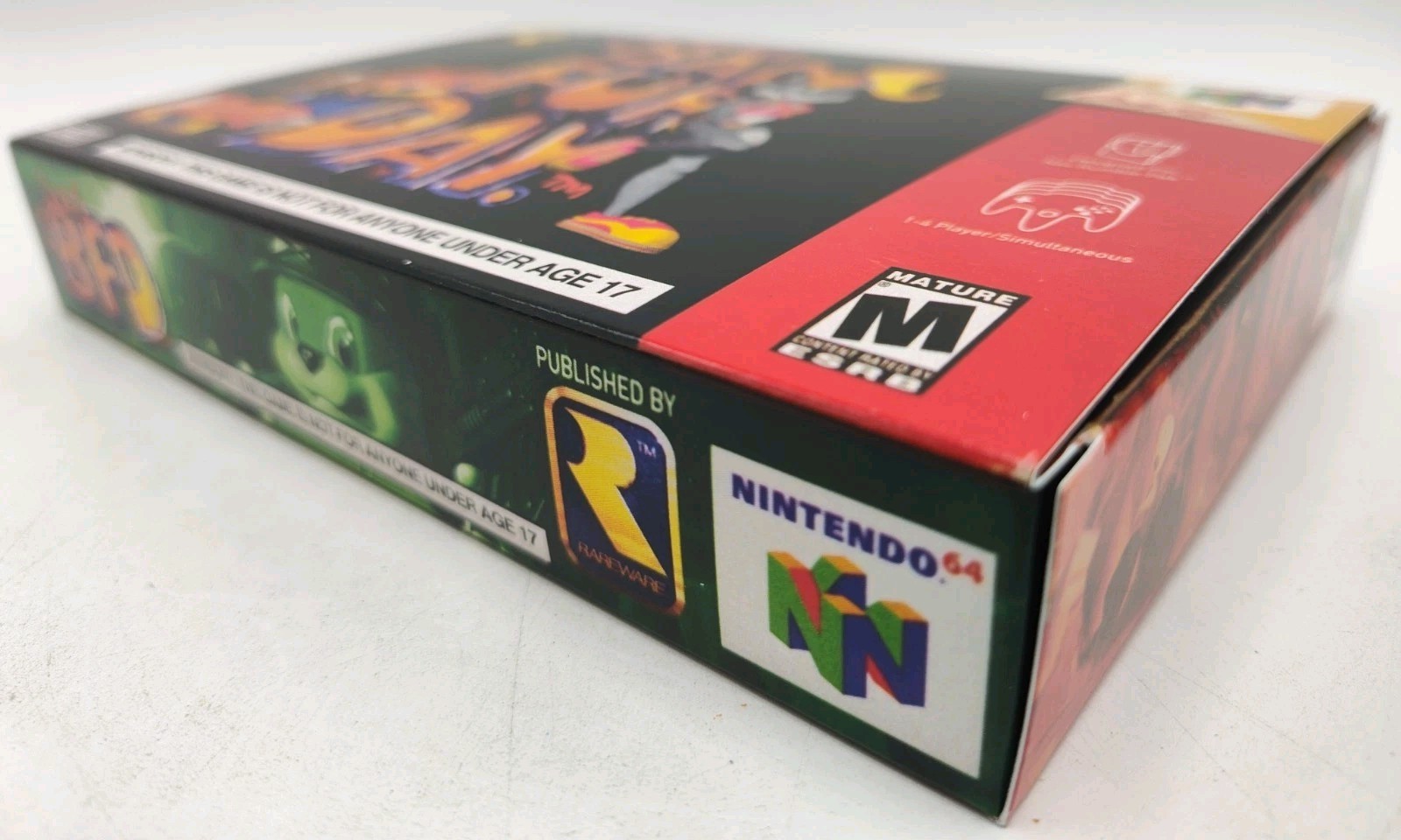 Conker’s Bad Fur Day – (Nintendo 64 N64, 2001) *VGC w/ Manual* Tested! READ!!!