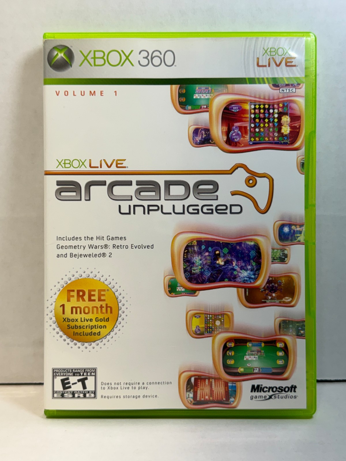 Xbox 360 – Xbox Live Arcade Unplugged With Manual Tested Free Shipping