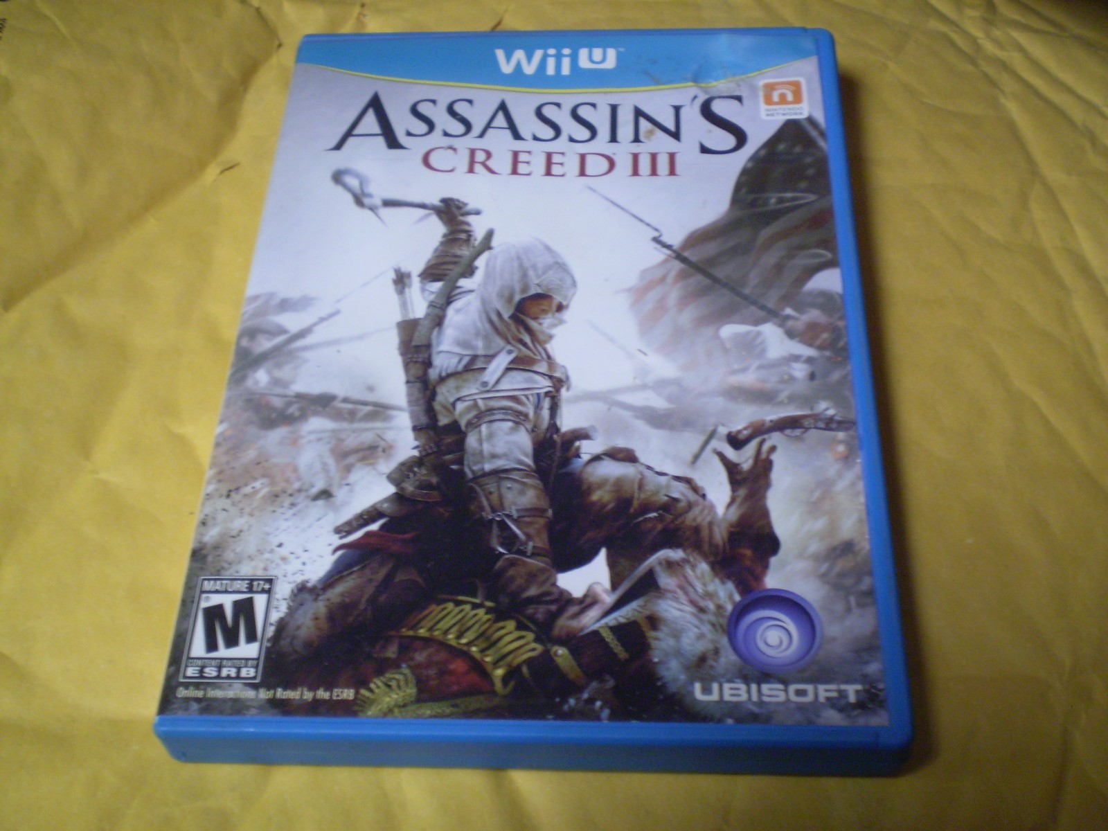 Assassin’s Creed III (Nintendo Wii U Game, 2012) w/Manual