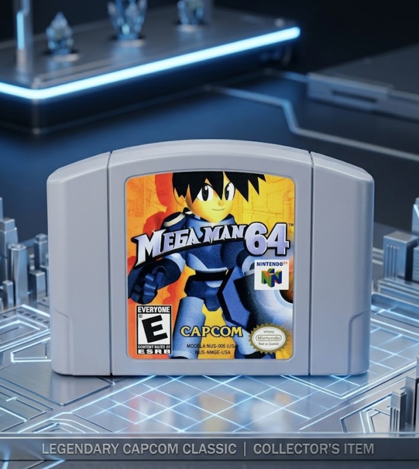 Mega Man 64 for Nintendo 64 – Classic Action Adventure Capcom Game Cartridge