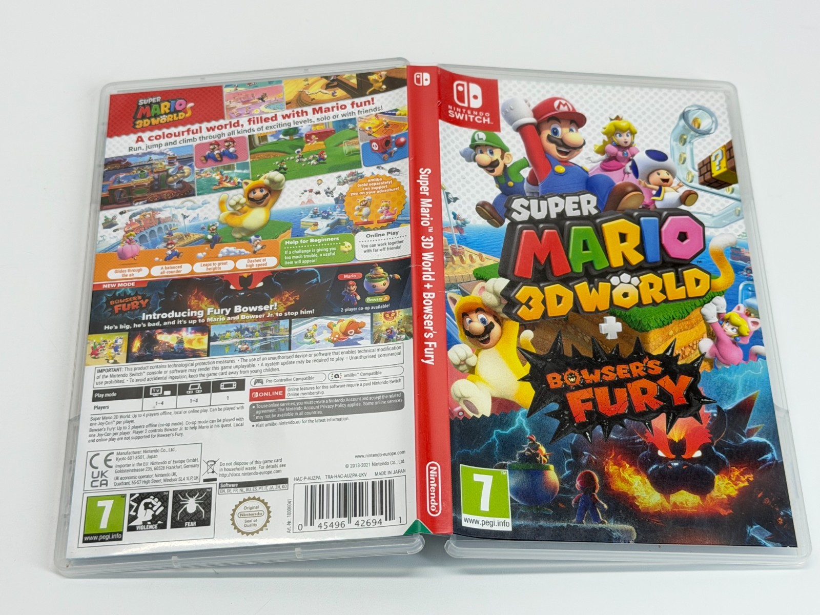 EUR: Super Mario 3D World + Bowser’s Fury (Nintendo Switch) Tested *PAL*