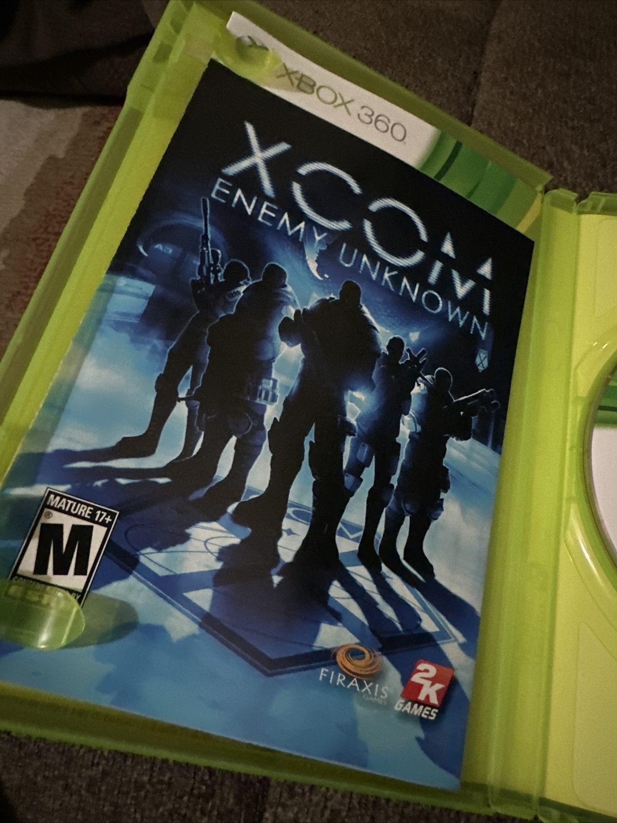 XCOM: Enemy Unknown (Microsoft Xbox 360, 2012) Complete W/ Manual