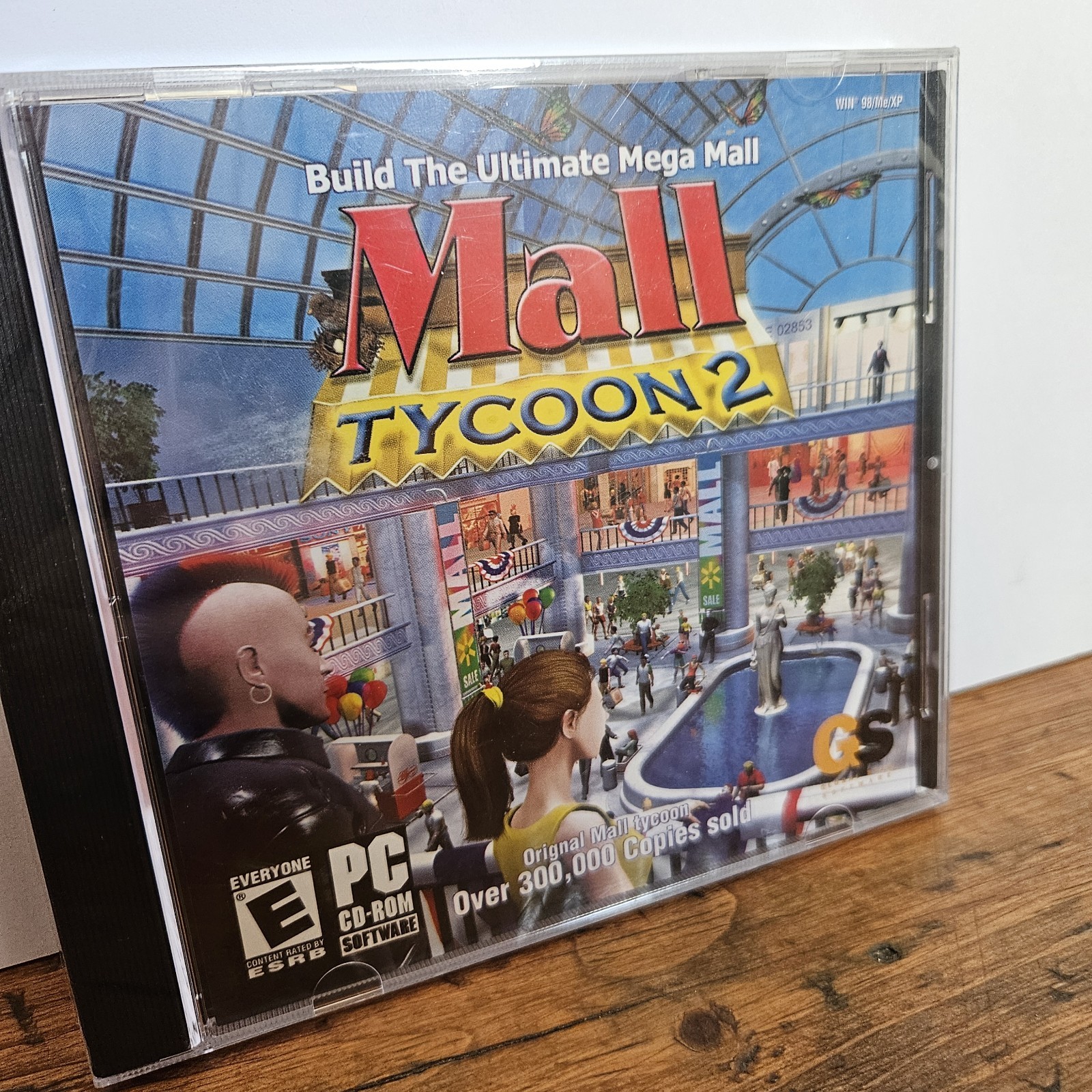 Mall Tycoon 2 Deluxe PC Game CD-ROM Sealed 2004 Global Star Software Windows 98