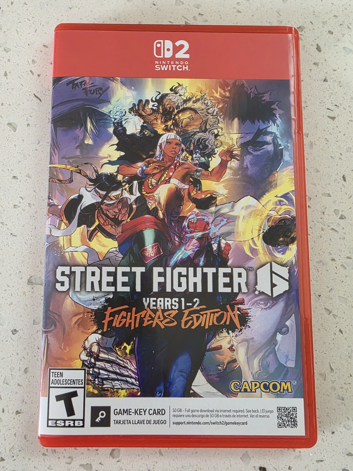 Street Fighter 6 Nintendo Switch 2 Game Key-card NO DLC INCLUDED Tested USA
