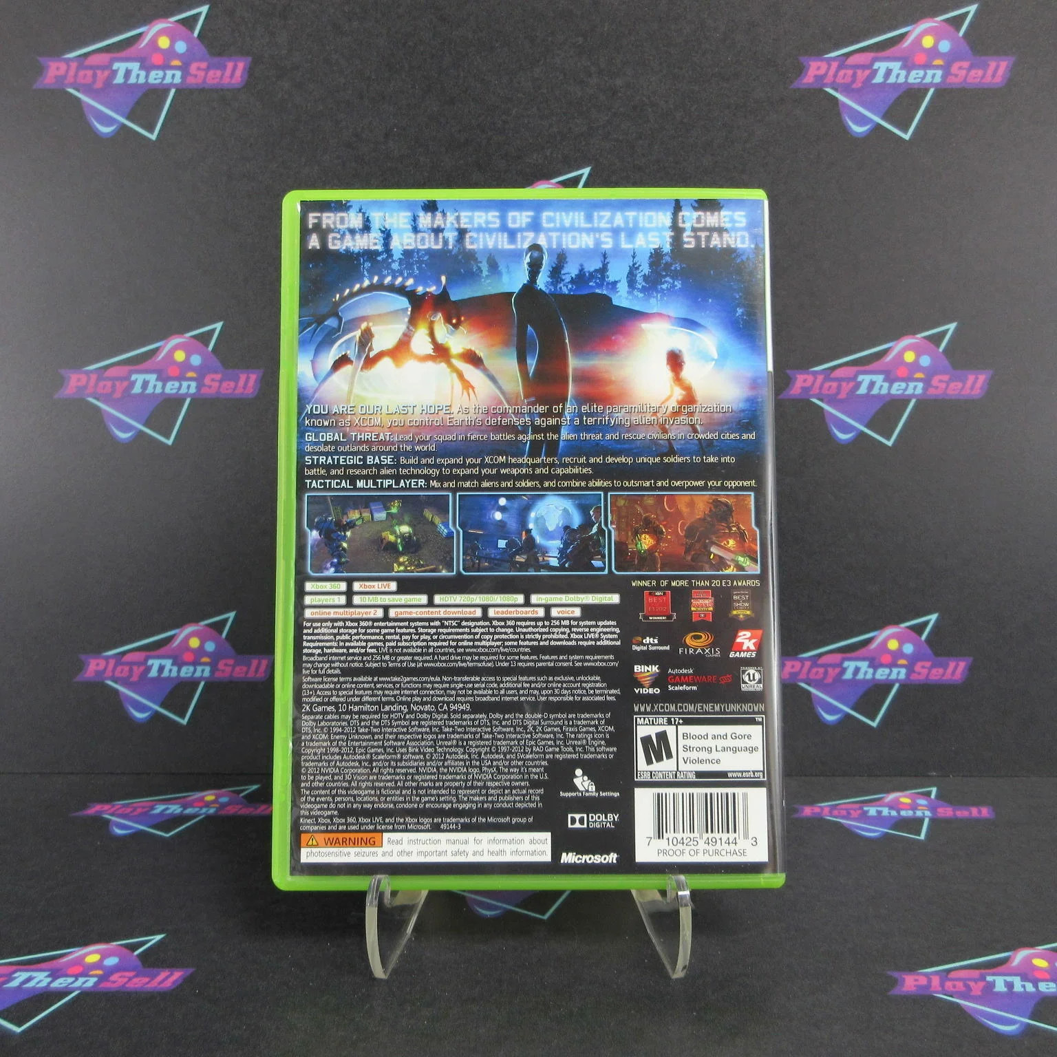 XCOM Enemy Unknown Xbox 360 Complete – Excellent – 1 Year Warranty