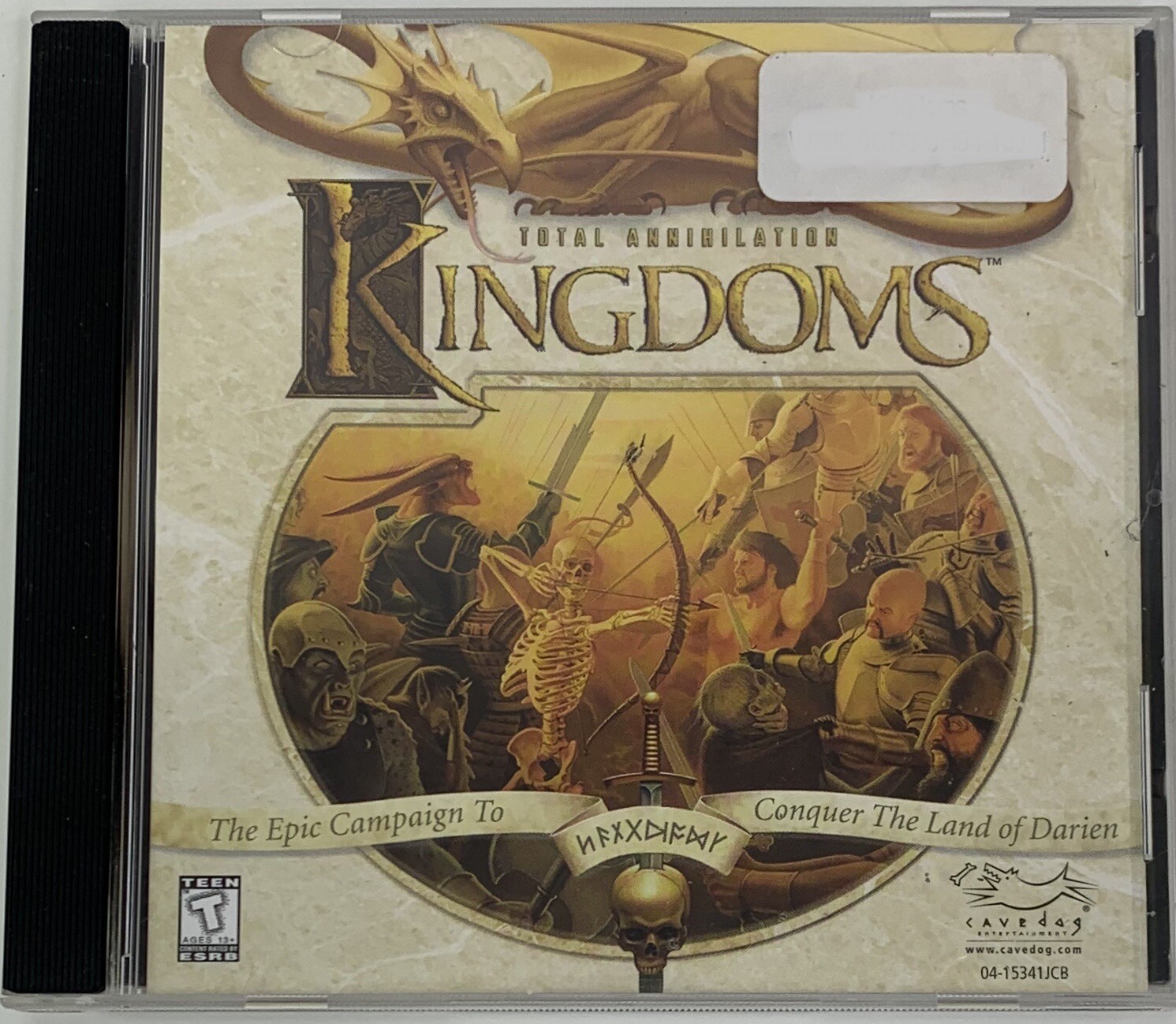 Total Annihilation: Kingdoms 1999 Cavedog PC Game with key code RATED T teen 13+
