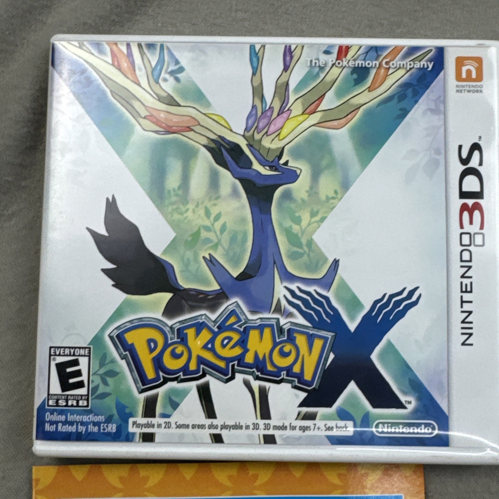 Pokemon X Nintendo 3DS Complete CIB Tested Working Authentic USA Version