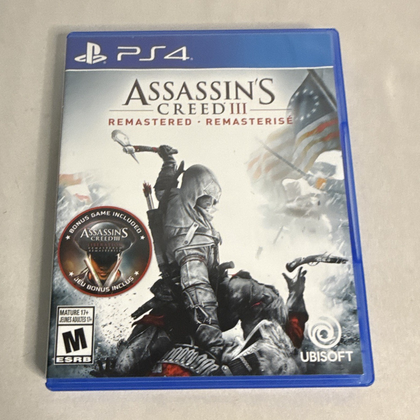 Assassin’s Creed III Remastered (PS4) M Action/Adventure Tested Working!