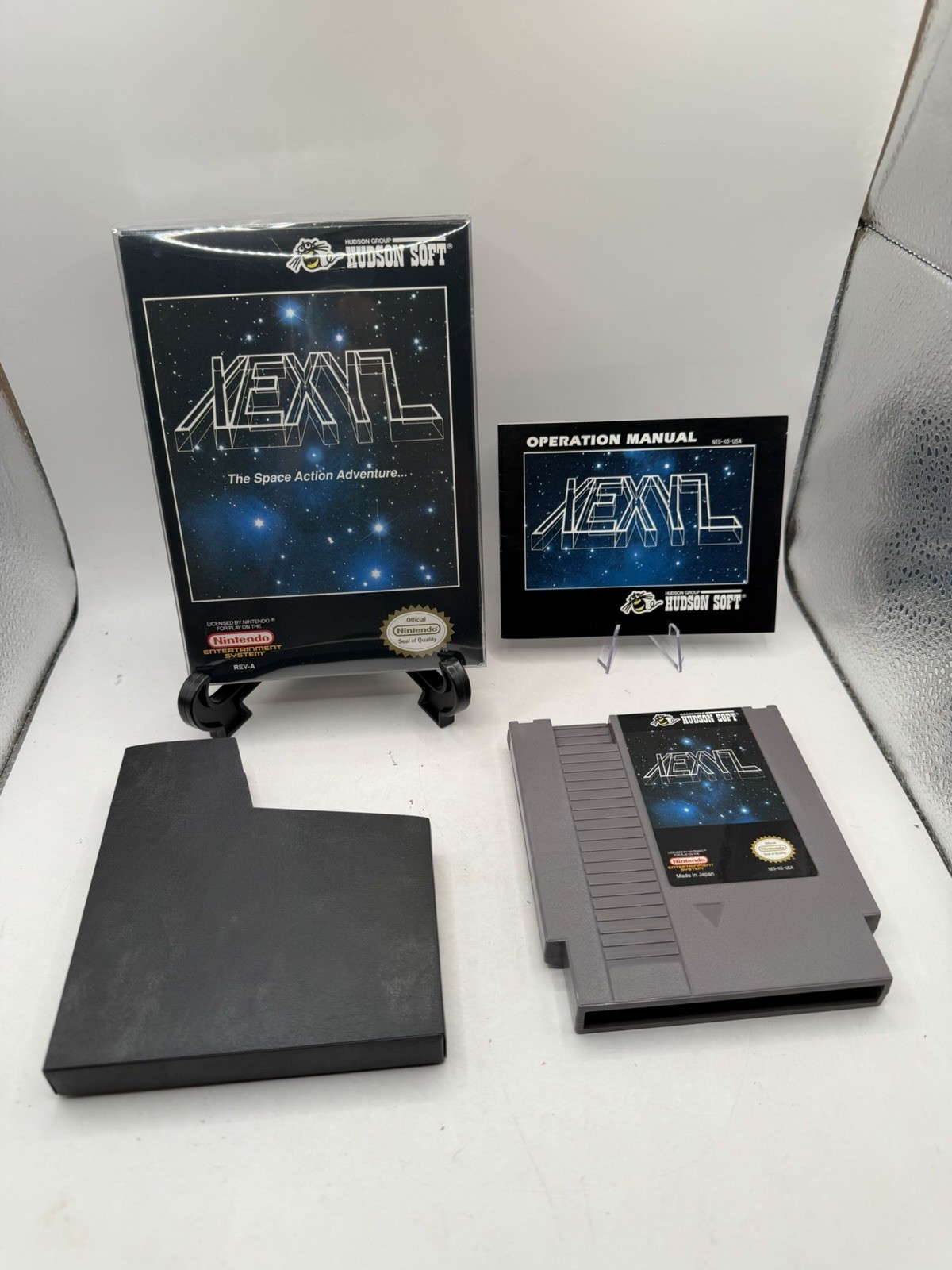 Xexyz(Nintendo Entertainment System, 1990) black box CIB rare Fast Shipping