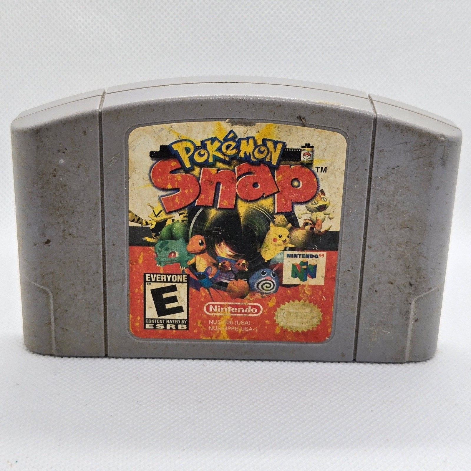 Nintendo Pokemon Snap Video Game N64 Gray Authentic Tested NUS-006