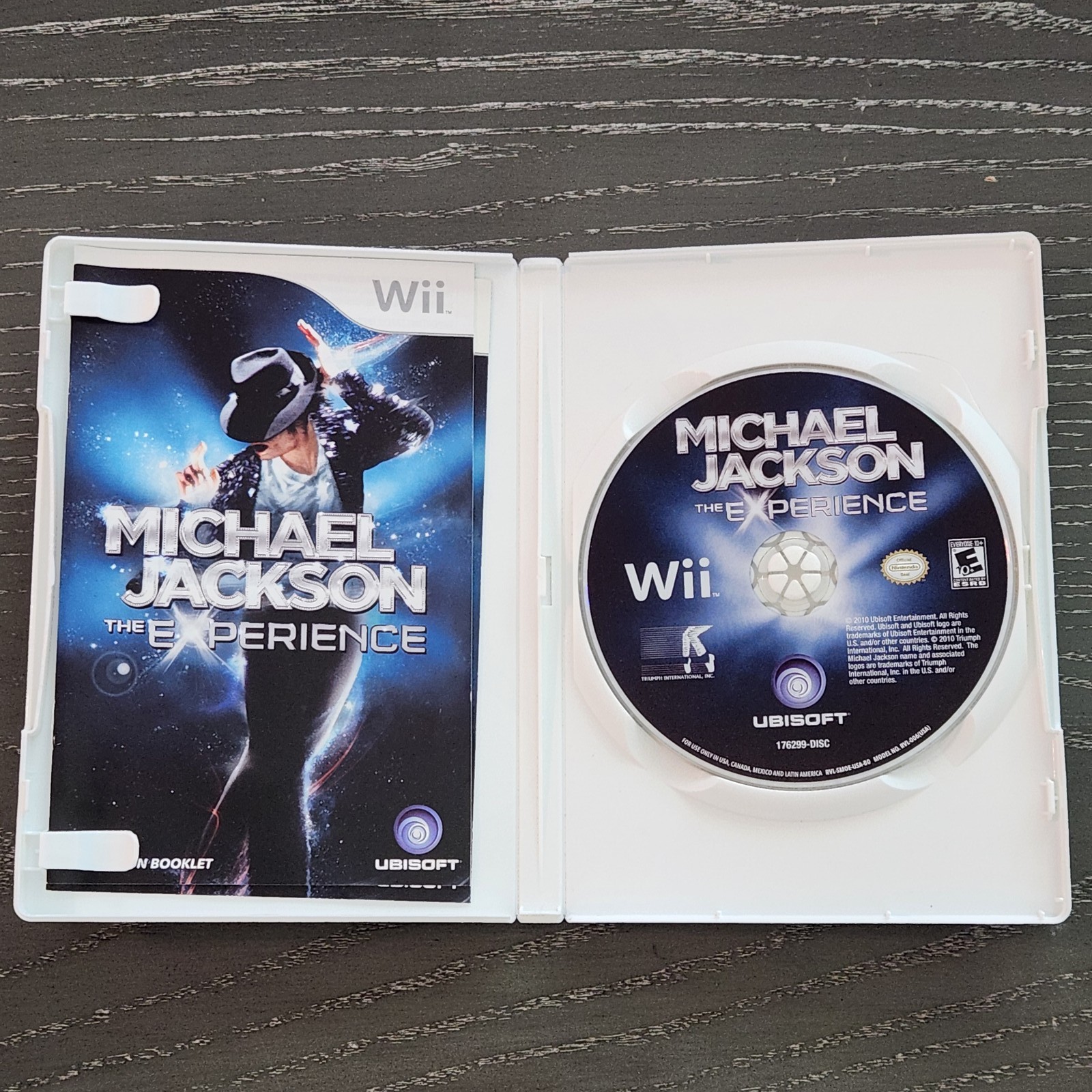 Michael Jackson The Experience (Nintendo Wii, 2010) W/ Manual No Glove