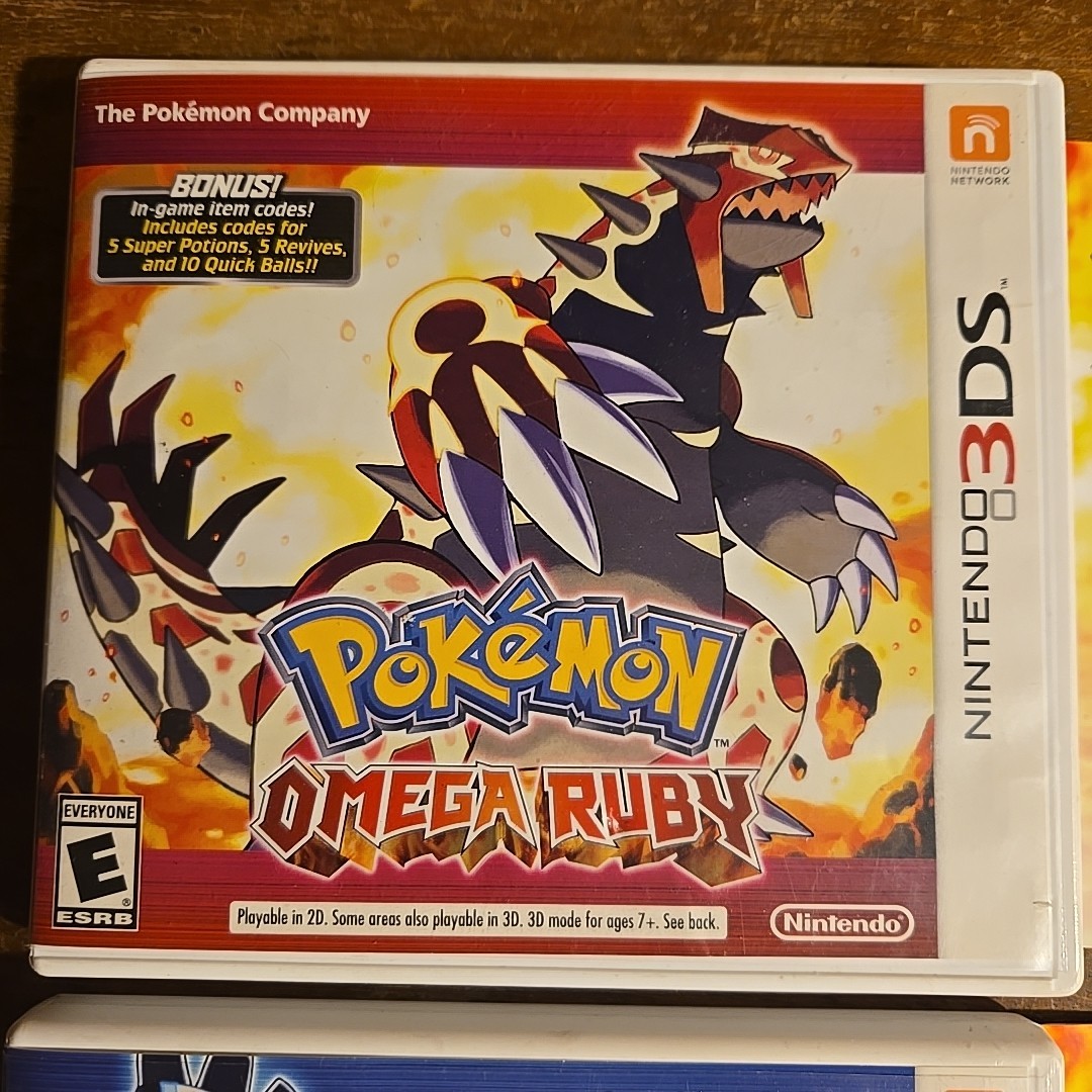 Pokemon Omega Ruby & Alpha Sapphire – BONUS Variant – W/ Bonus Insert -NO GAME