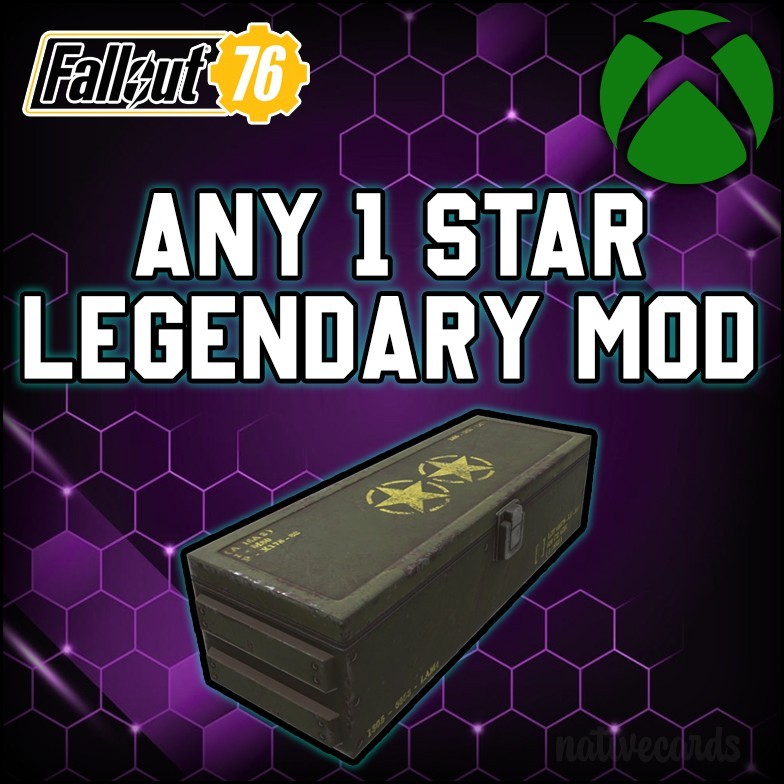 Fallout 76 – Any 1 Star Legendary Mod – Xbox Only