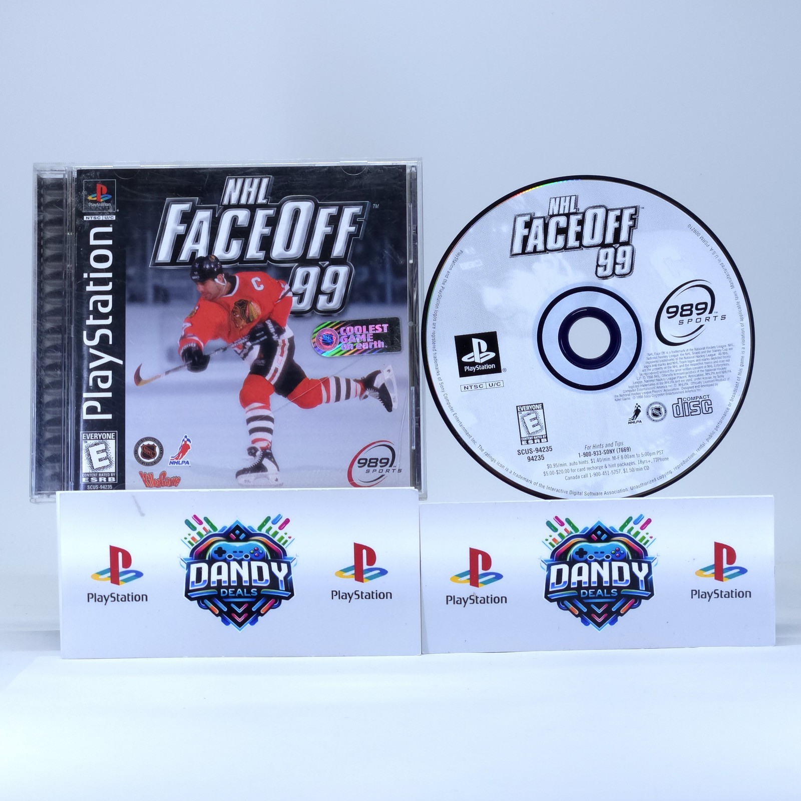 NHL FaceOff 99 PS1 CIB W/ Manual – PlayStation