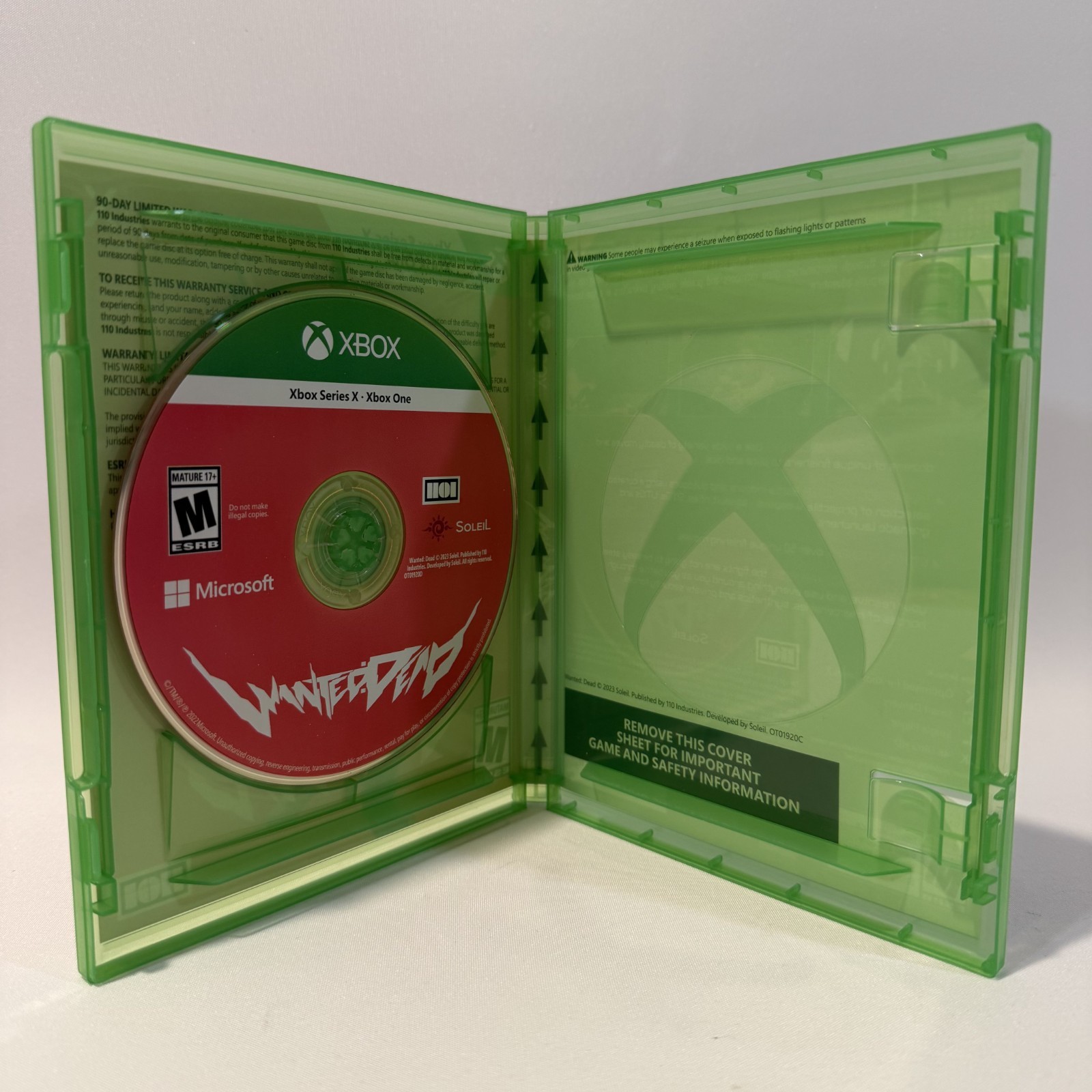 Wanted Dead Microsoft Xbox Series X Action Hack and Slash Shooter Video Game