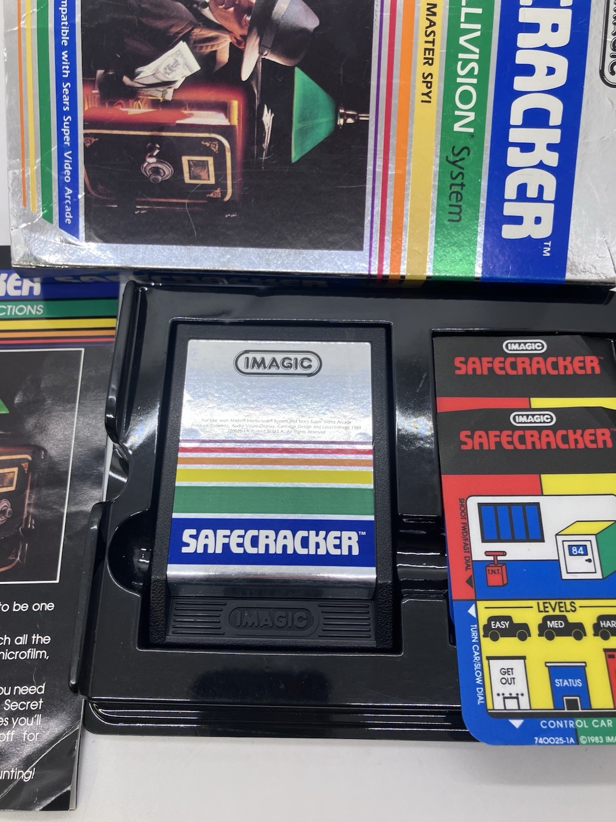 Intellivision Imagic SafeCracker Safe Cracker Complete CIB Tested Working!!