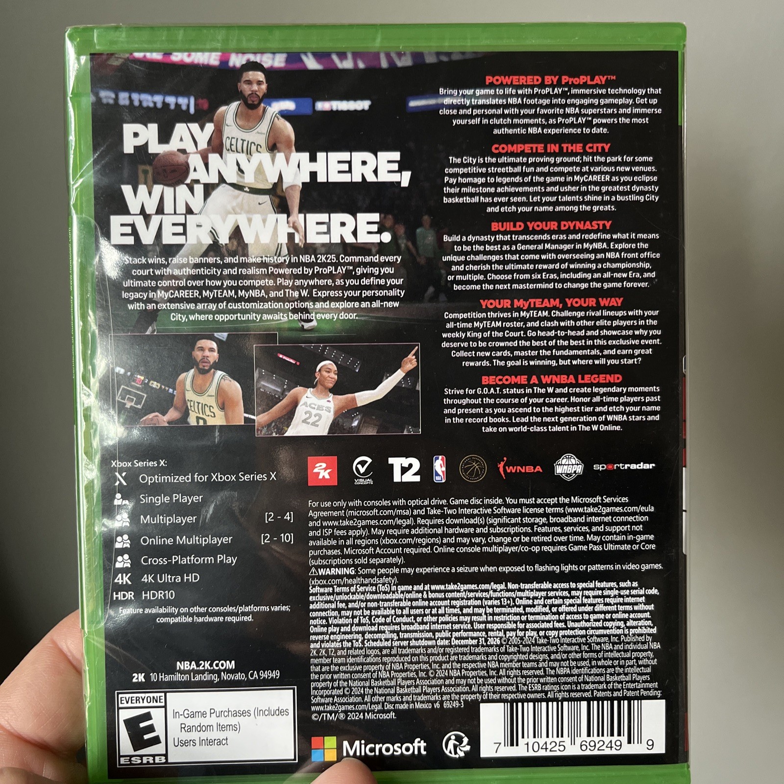 Xbox Series X NBA 2K25 New factory sealed March Madness