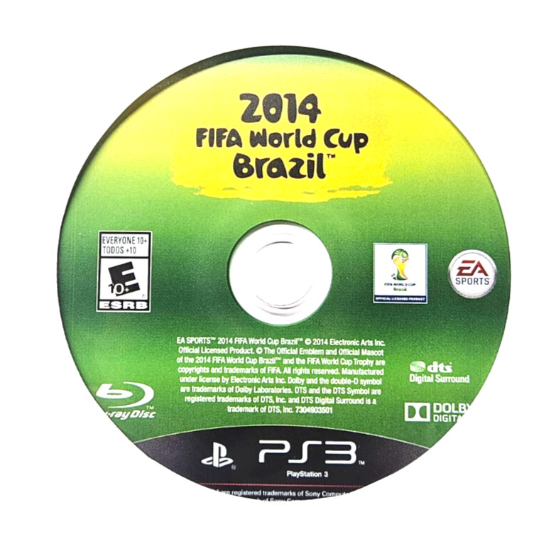 2014 FIFA WORLD CUP BRAZIL (PS3) PLAYSTATION 3 (DISC-ONLY) VERY GOOD!!!