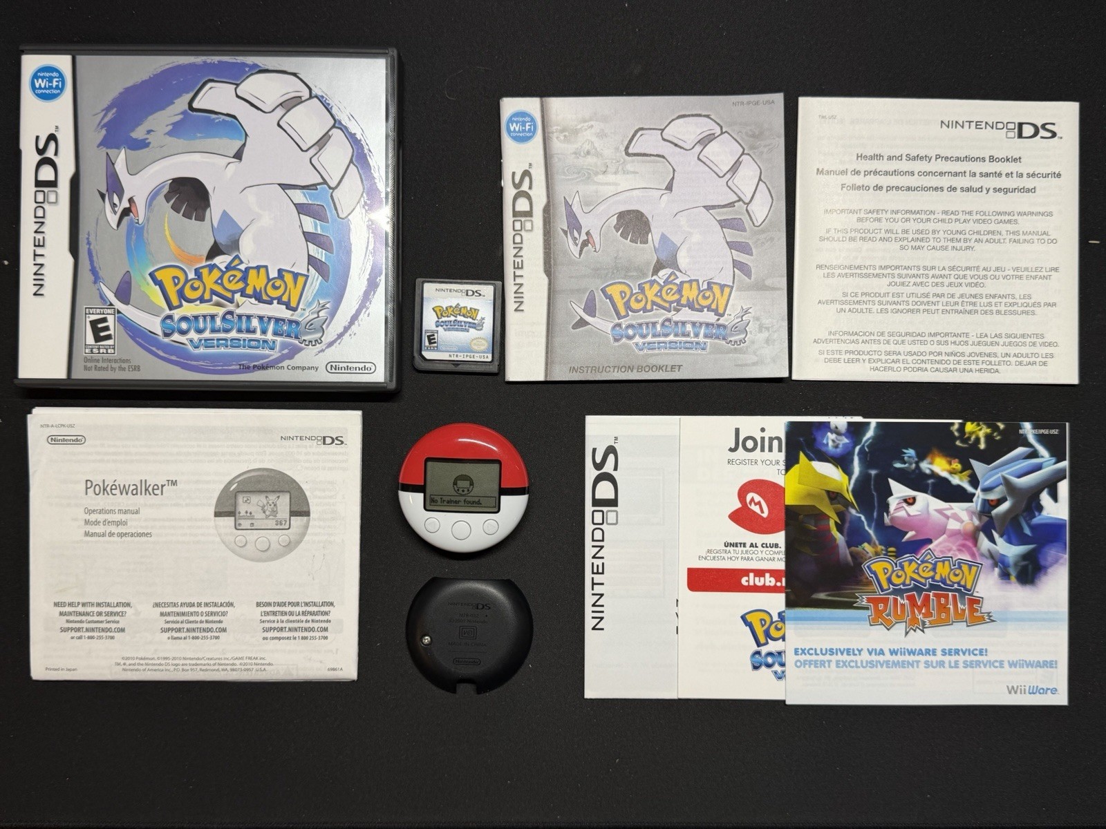 Pokemon: SoulSilver Version (Nintendo DS, 2010) with Preorder Bonus!