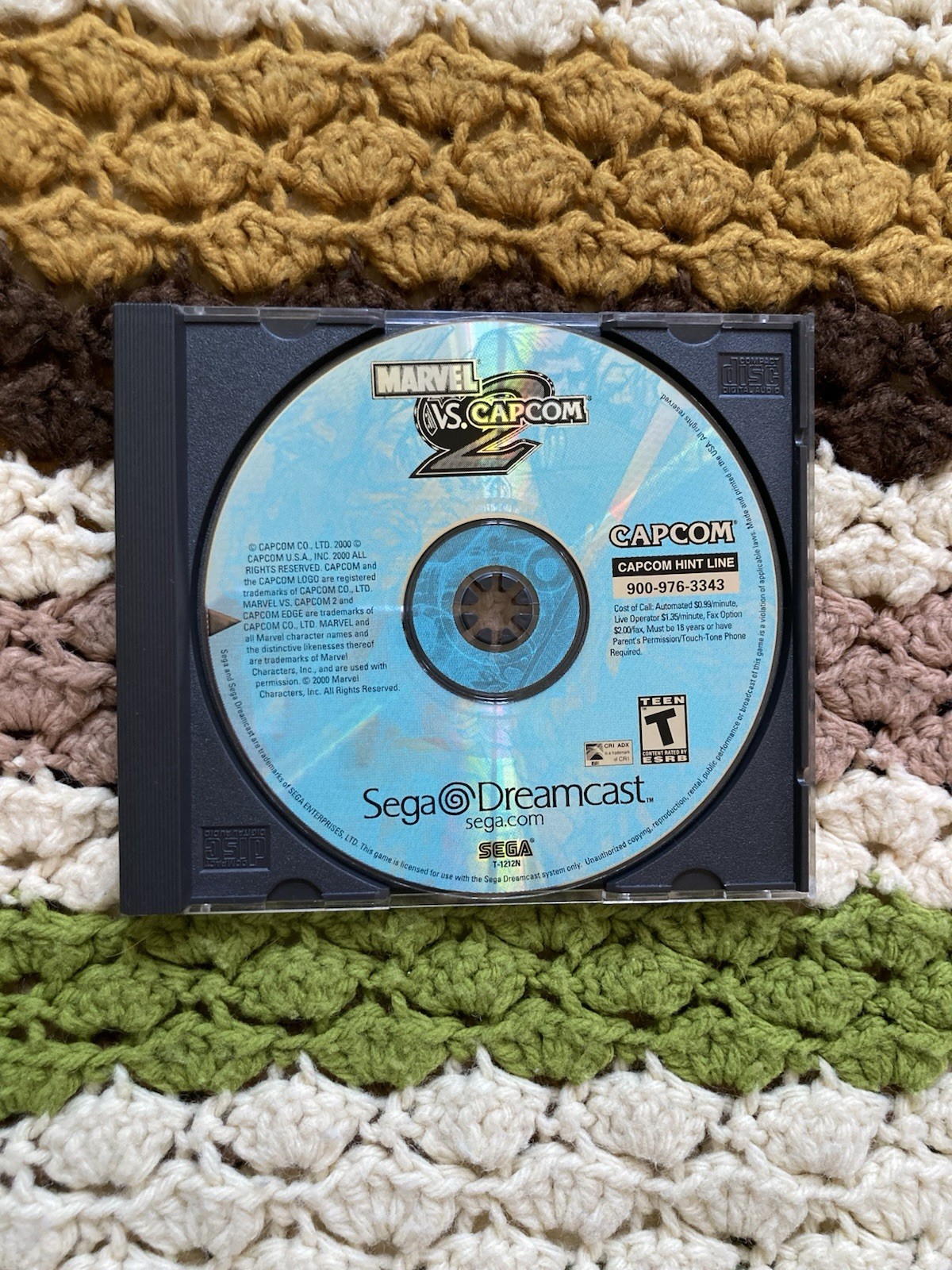 Marvel Vs. Capcom 2 Sega Dreamcast Disc Only 2000 Tested Working