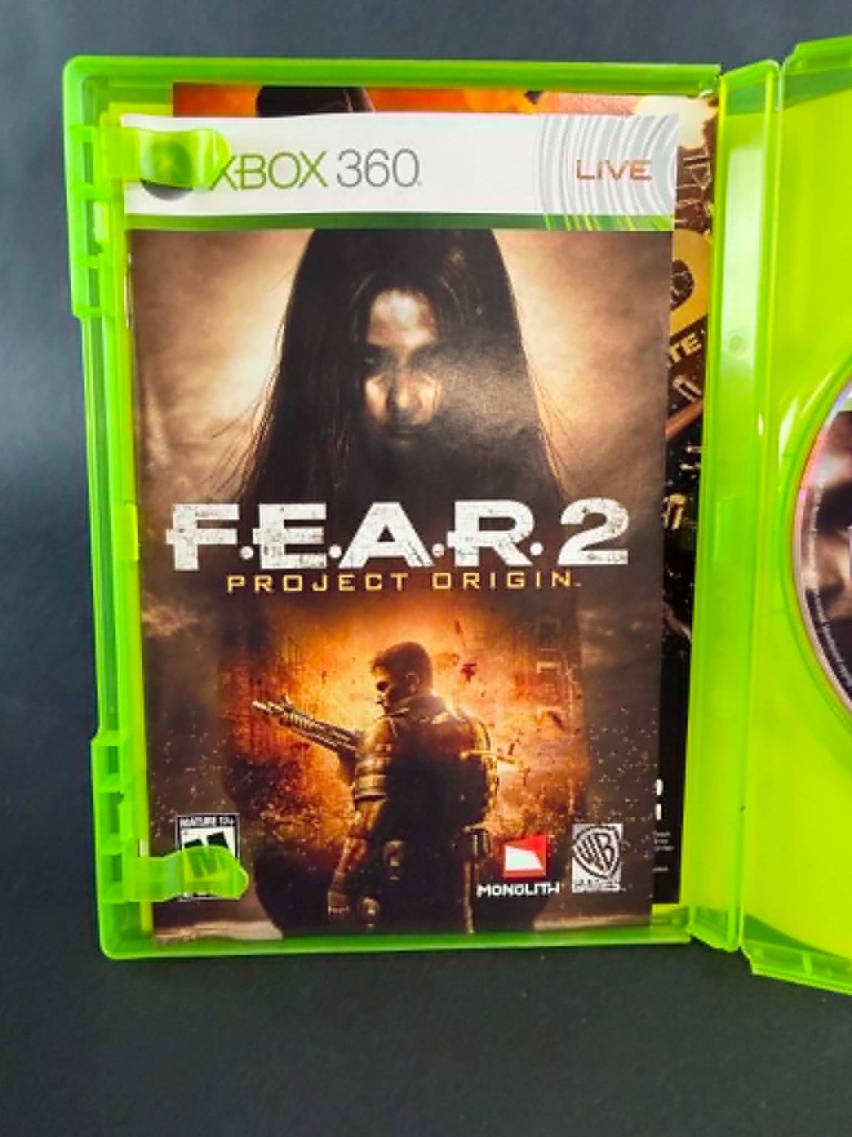 Microsoft Xbox 360-F.E.A.R. 2: Project Origin Complete CIB-Complete